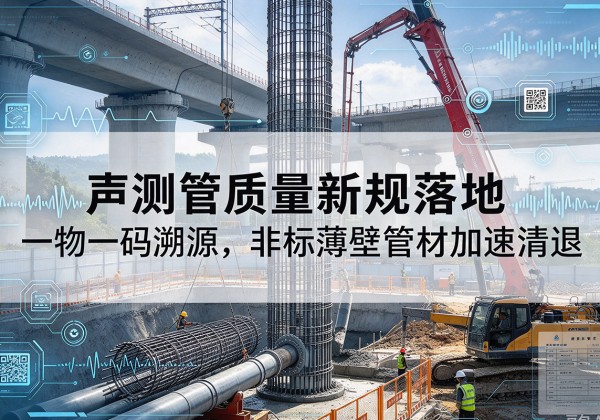 乾县声测管质量新规落地，一物一码溯源，非标薄壁管材加速清退